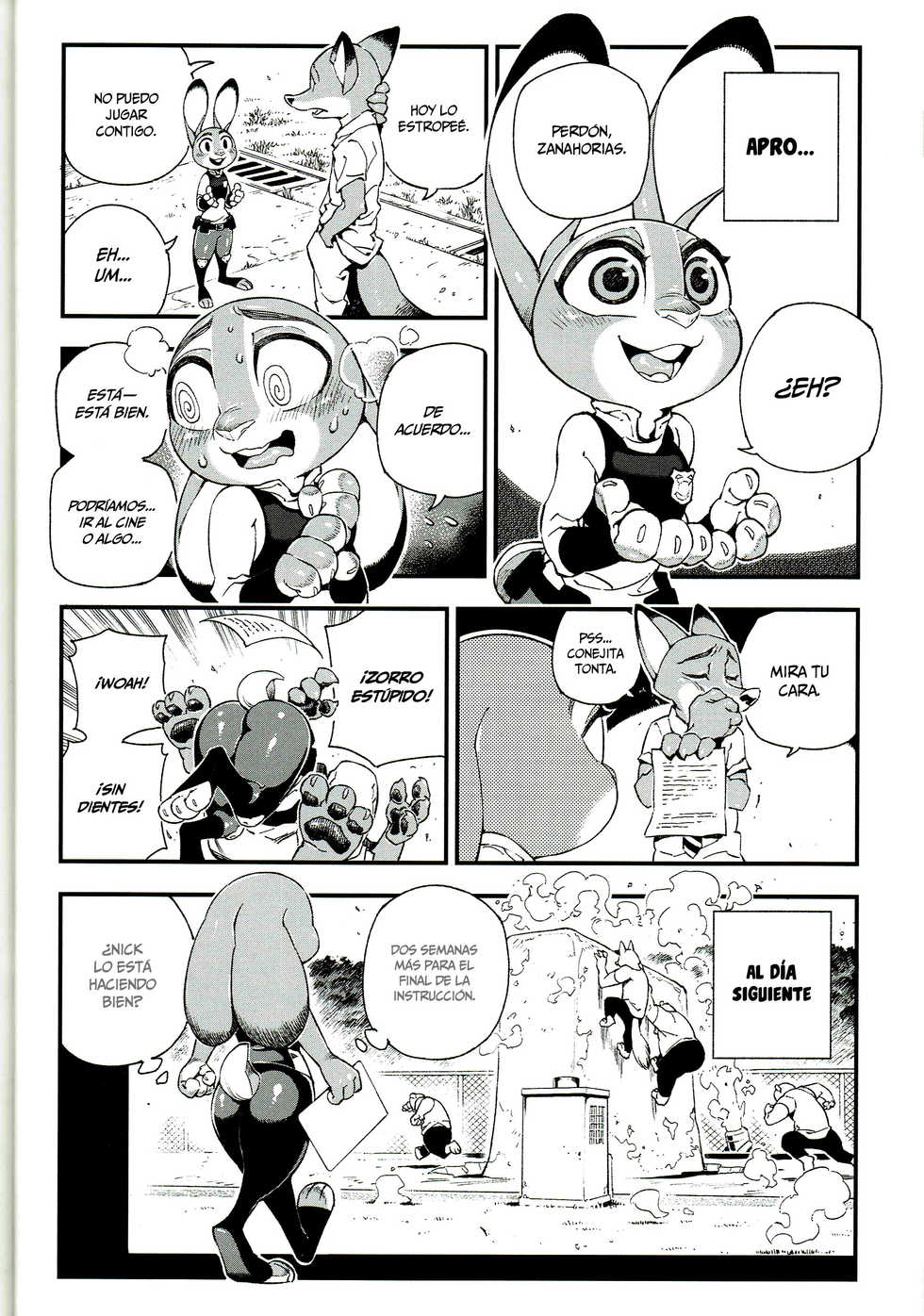 (FF28) [Bear Hand (Ireading) What Does The Fox Say? | ¿Qué dice el zorro? (Zootopia) [Spanish] =Mr.MPD= - Page 16