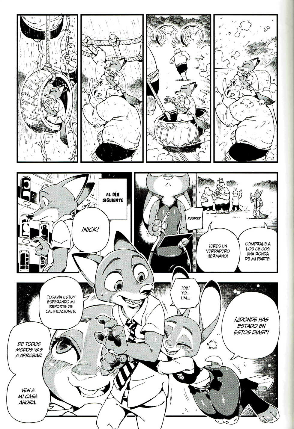 (FF28) [Bear Hand (Ireading) What Does The Fox Say? | ¿Qué dice el zorro? (Zootopia) [Spanish] =Mr.MPD= - Page 17