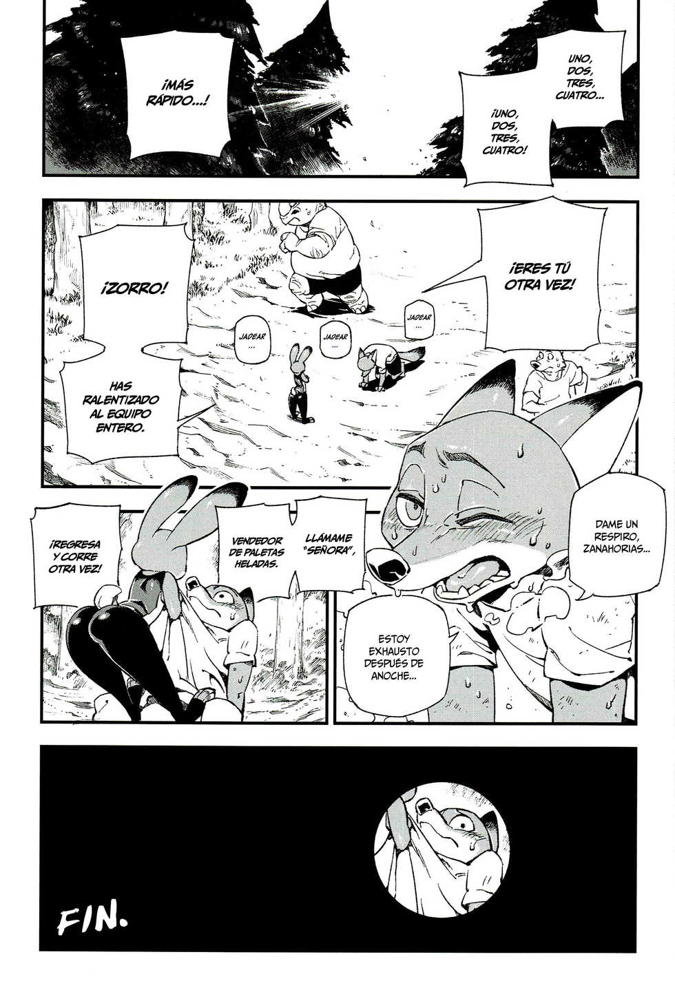 (FF28) [Bear Hand (Ireading) What Does The Fox Say? | ¿Qué dice el zorro? (Zootopia) [Spanish] =Mr.MPD= - Page 24