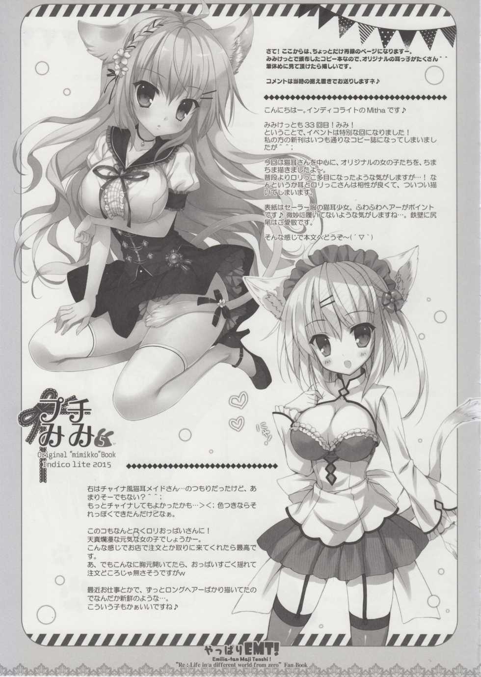 (C90) [Indico Lite (Mitha)] Yappari EMT! (Re:Zero kara Hajimeru Isekai Seikatsu) - Page 14