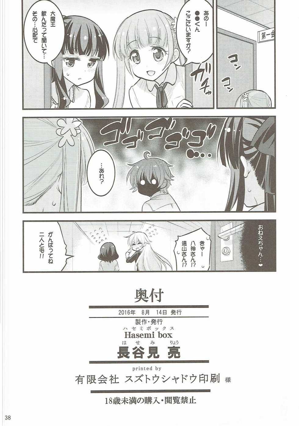 (C90) [Hasemi Box (Hasemi Ryo)] Onee-chan to Shota no Otomari Days (NEW GAME!) - Page 37