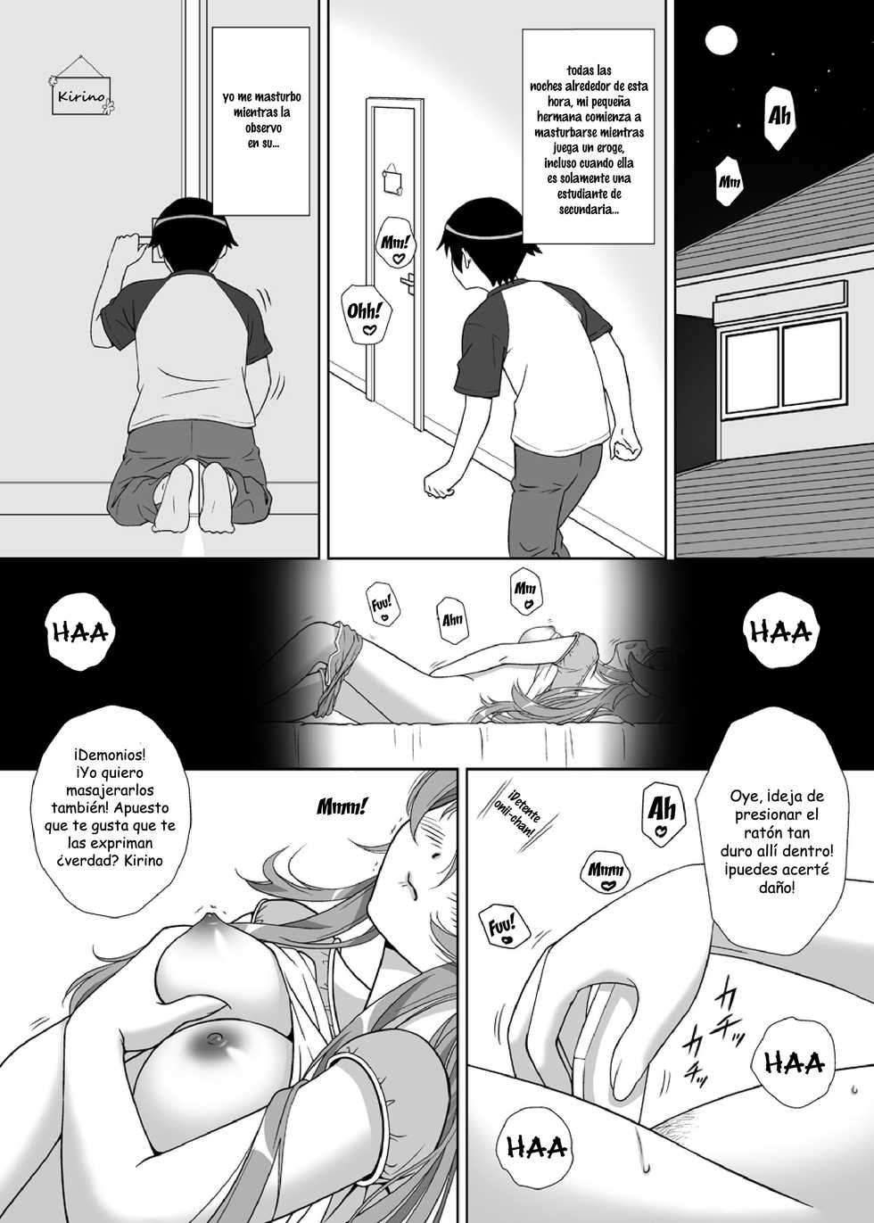 [ASUNARO] Imouto Wo! (Ore no Imouto ga Konna ni Kawaii Wake ga Nai) [Spanish] [Biblioteca Hentai] [Digital] - Page 2