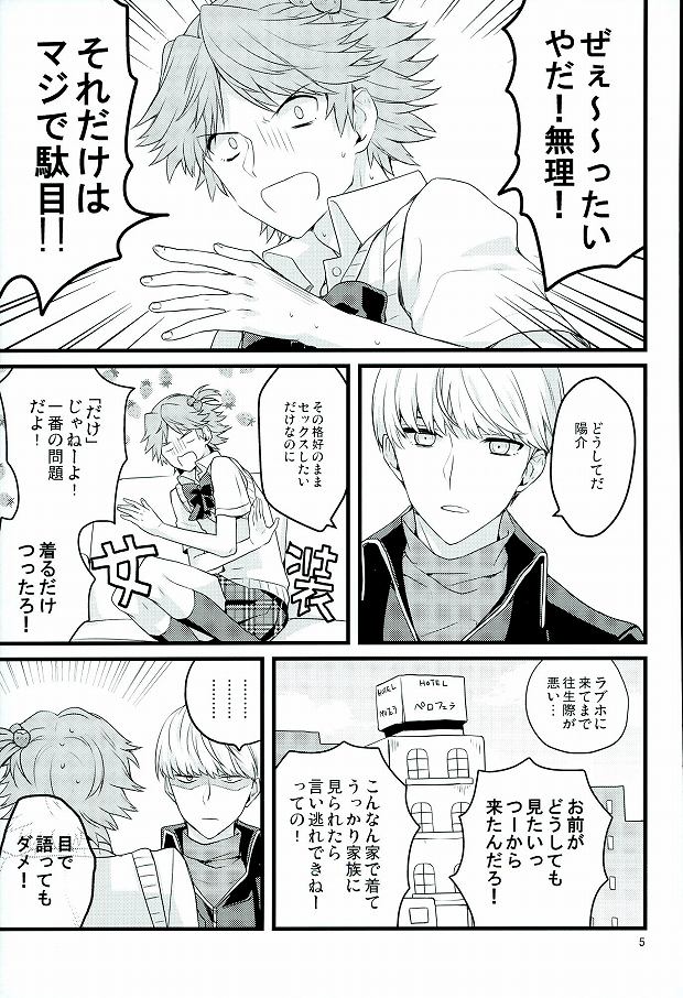 (C87) [CW (MAMI)] My Sweet Strawberry  (Persona 4) - Page 2