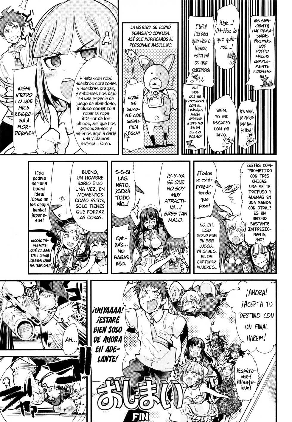 (SC57) [Bronco Hitoritabi (Uchi-Uchi Keyaki)] Dan! Gangangan! Zun! Babaan! (Danganronpa 2) [Spanish] [Rakuen Translations+ Okami Scans] - Page 4