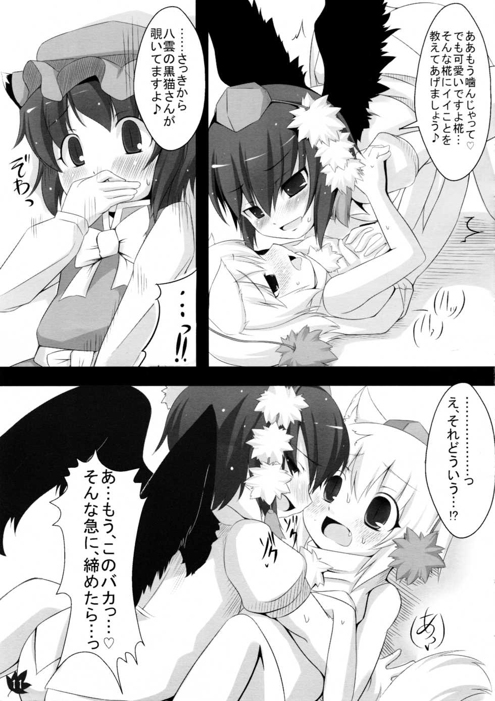 (Kouroumu 5) [Kinakomochi, Evo.R.B (Uryu Sango, Takayuki Hiyori)] Momiji Gari (Touhou Project) - Page 11