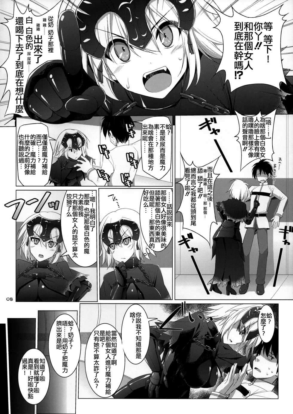 (C90) [TOYBOX, Kujira Logic (Kurikara, Kujiran)] Nyuuri Keizoku Kyousha Kikan Yon (Fate/Grand Order) [Chinese] [Inforins個人漢化] - Page 8
