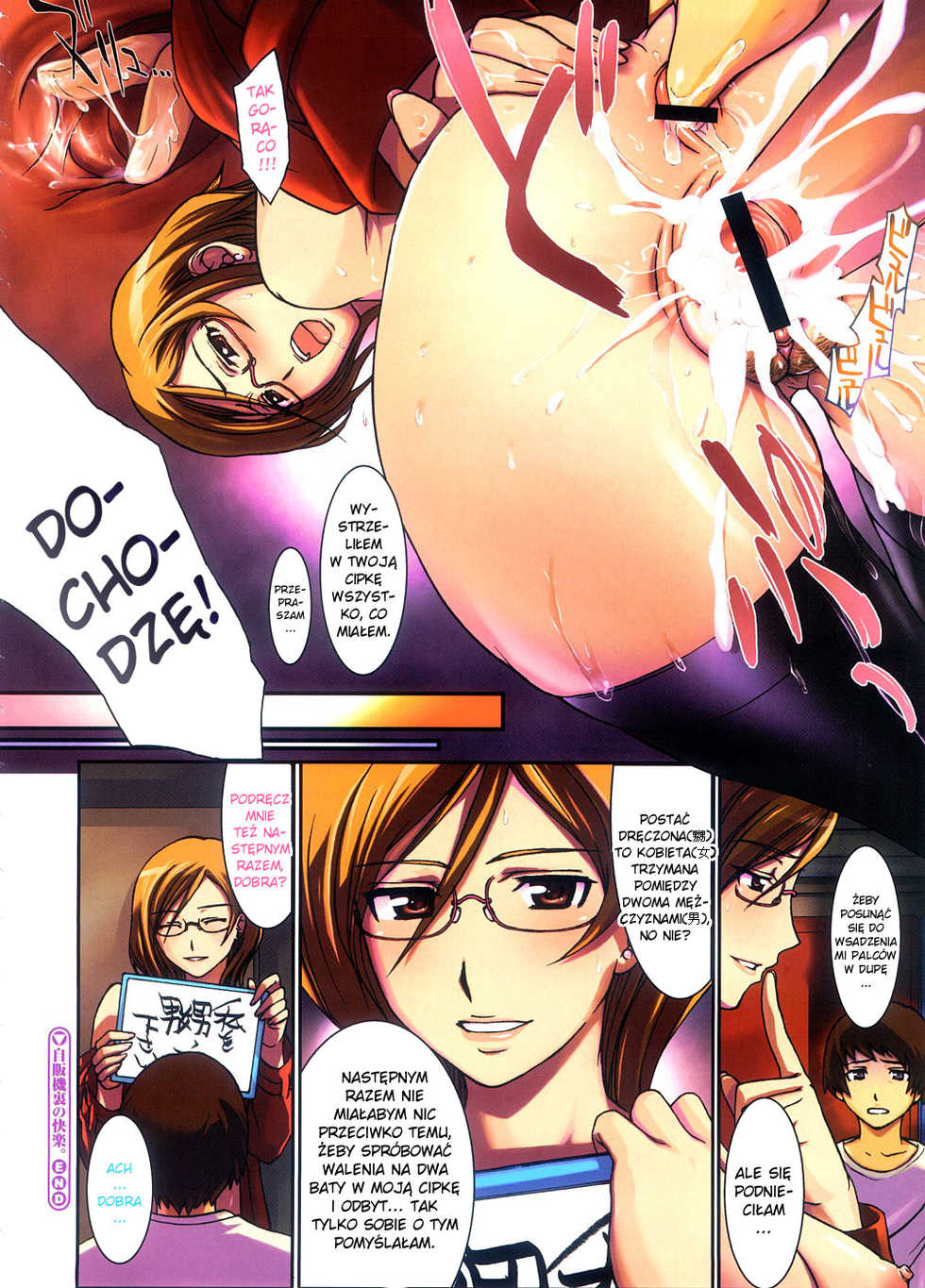 [Arisawa Masaharu] Jihanki Ura no Kairaku. | Przyjemność po Drugiej Stronie Automatu. (COMIC Megastore H 2008-09) [Polish] [Halny] - Page 8