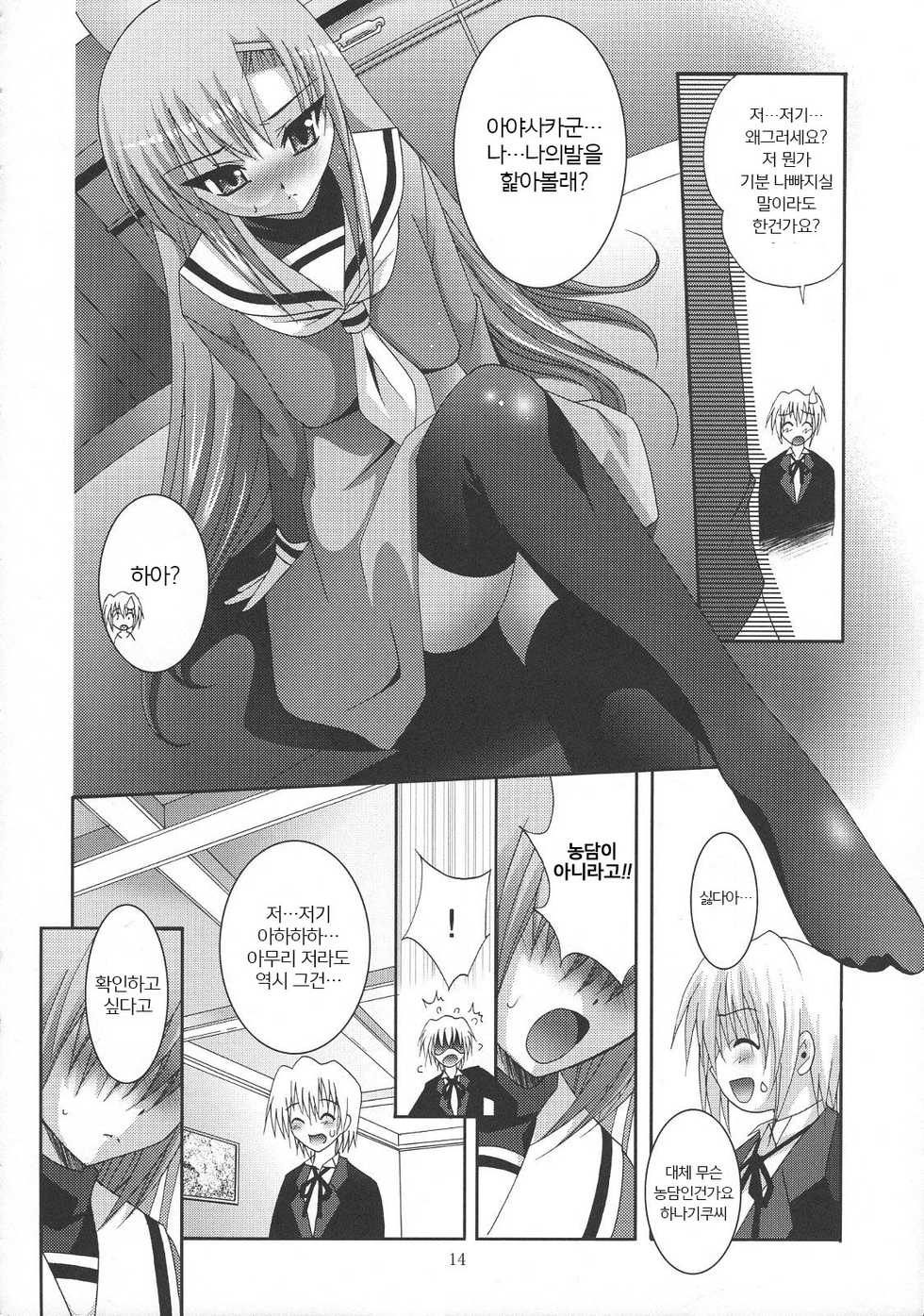 (SC36) [Studio BIG-X (Arino Hiroshi)] MOUSOU THEATER 21 (Hayate no Gotoku!) [Korean] [뀨뀨꺄꺄] - Page 14