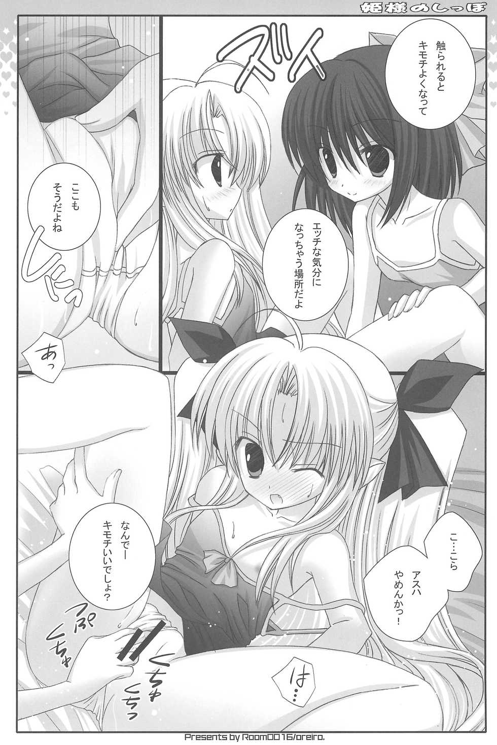 (C80) [Room0016 (oreiro)] Hime-sama no Shippo (Lotte no Omocha) - Page 10