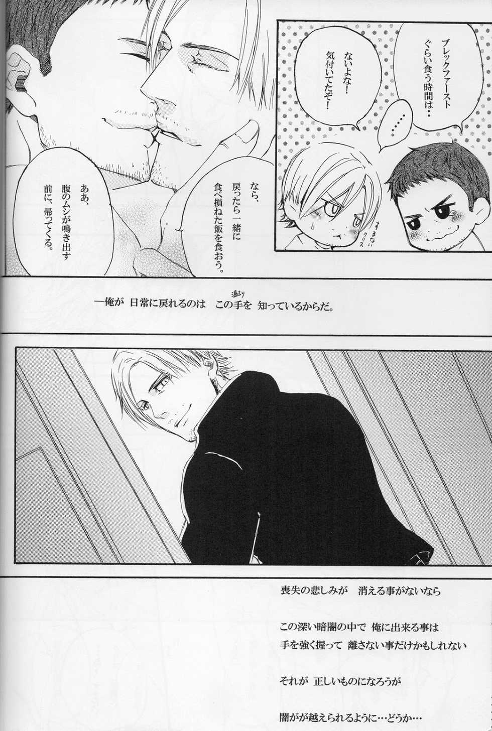 (C84) [clr, 12.5 (Akizou, Mizuki)] Answer (Resident Evil) - Page 18