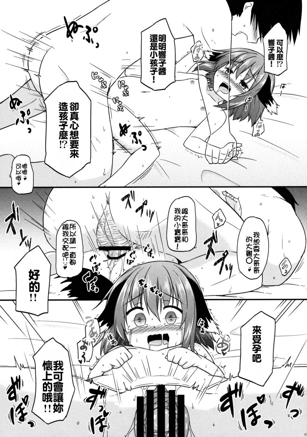 (C89) [Tonzura Douchuu (Kazawa)] Yamabiko Shunga (Touhou Project) [Chinese] [oo君個人漢化] - Page 18