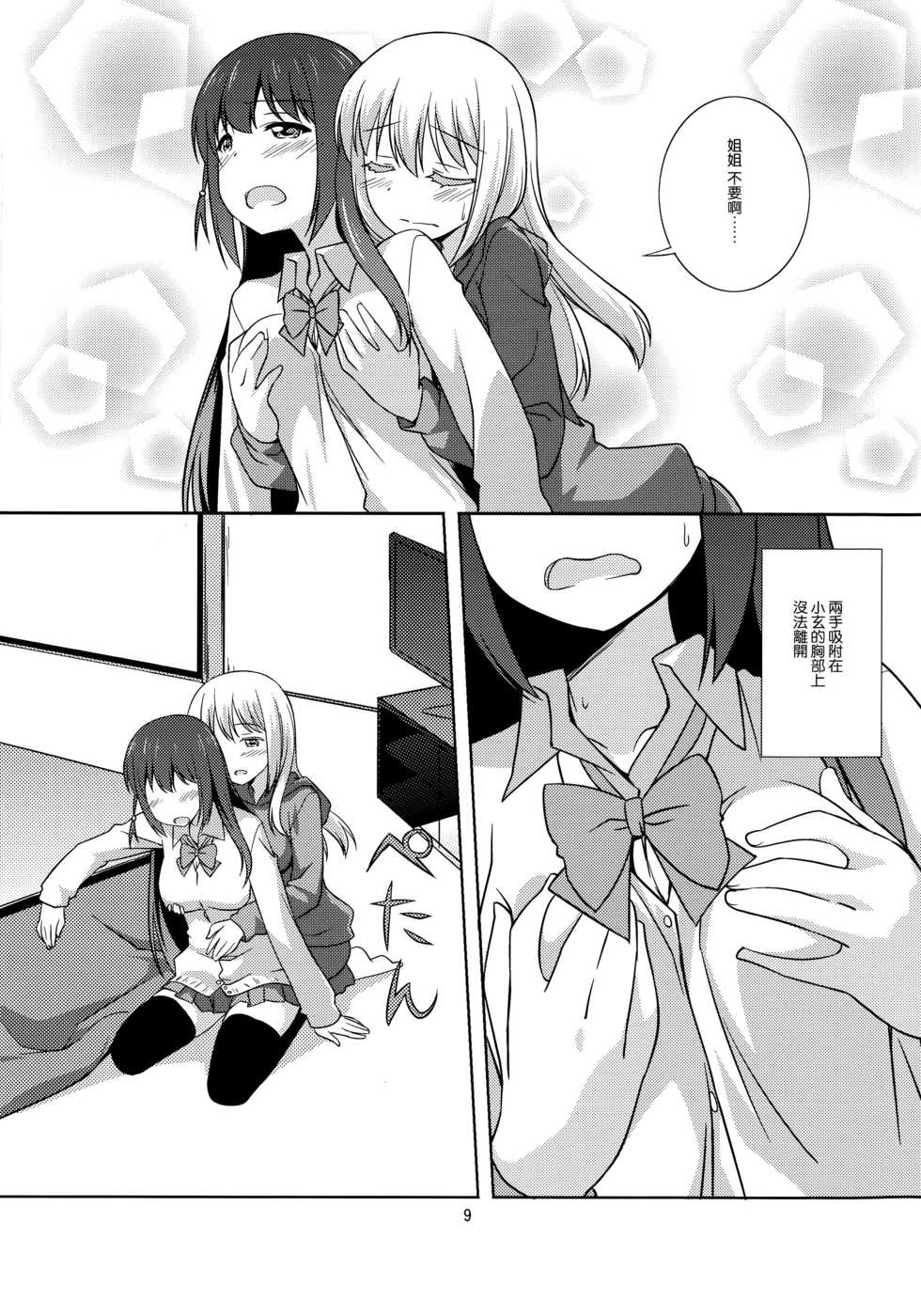 (C90) [Umenomi Gahou (Umekiti)] Watashi no Kuro-chan (Saki) [Chinese] [CE家族社] - Page 10
