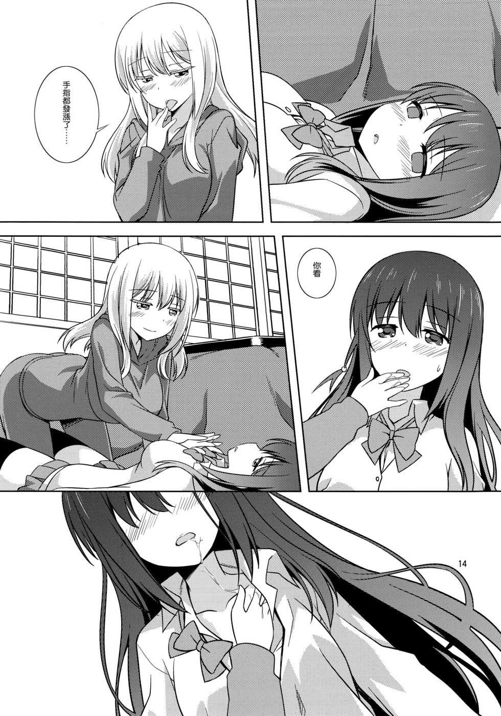 (C90) [Umenomi Gahou (Umekiti)] Watashi no Kuro-chan (Saki) [Chinese] [CE家族社] - Page 15