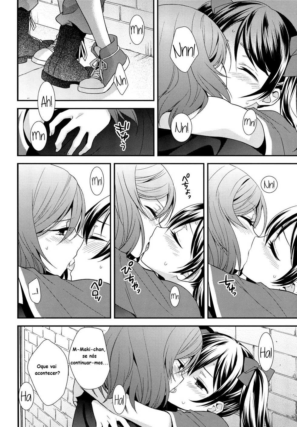 (Bokura no Love Live! 3) [Sweet Pea, COCOA BREAK (Ooshima Tomo, Ooshima Towa)] Prism Girls | Meninas Prisma (Love Live!) [Portuguese-BR] [Yurikos(as) Anônimos(as)] - Page 5