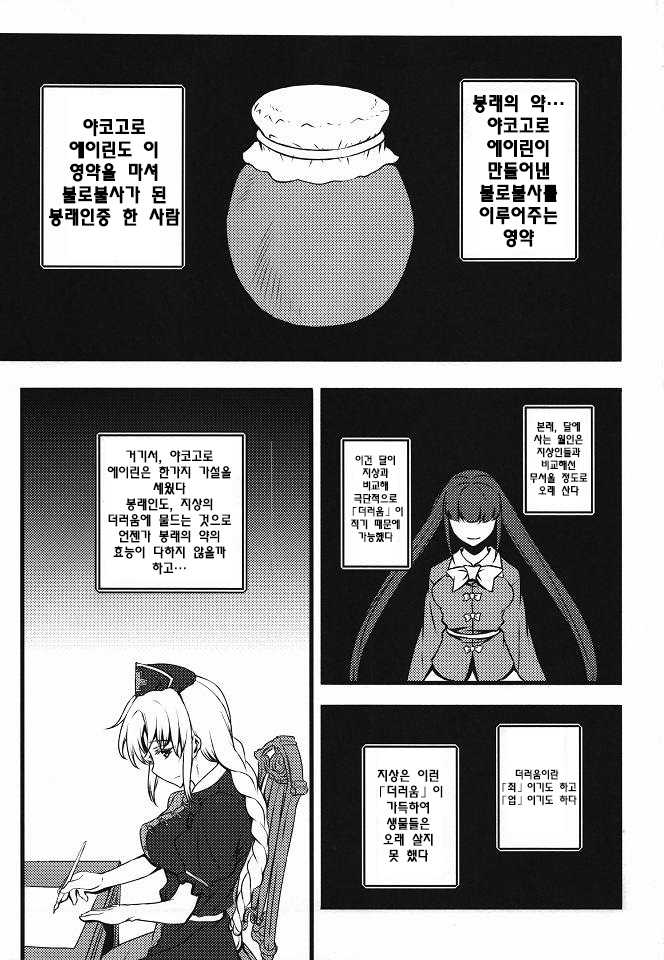 (Reitaisai 8) [Avion Village (Johnny)] Yoru no Tobari ni Dakarete (Touhou Project)[Korean] - Page 4