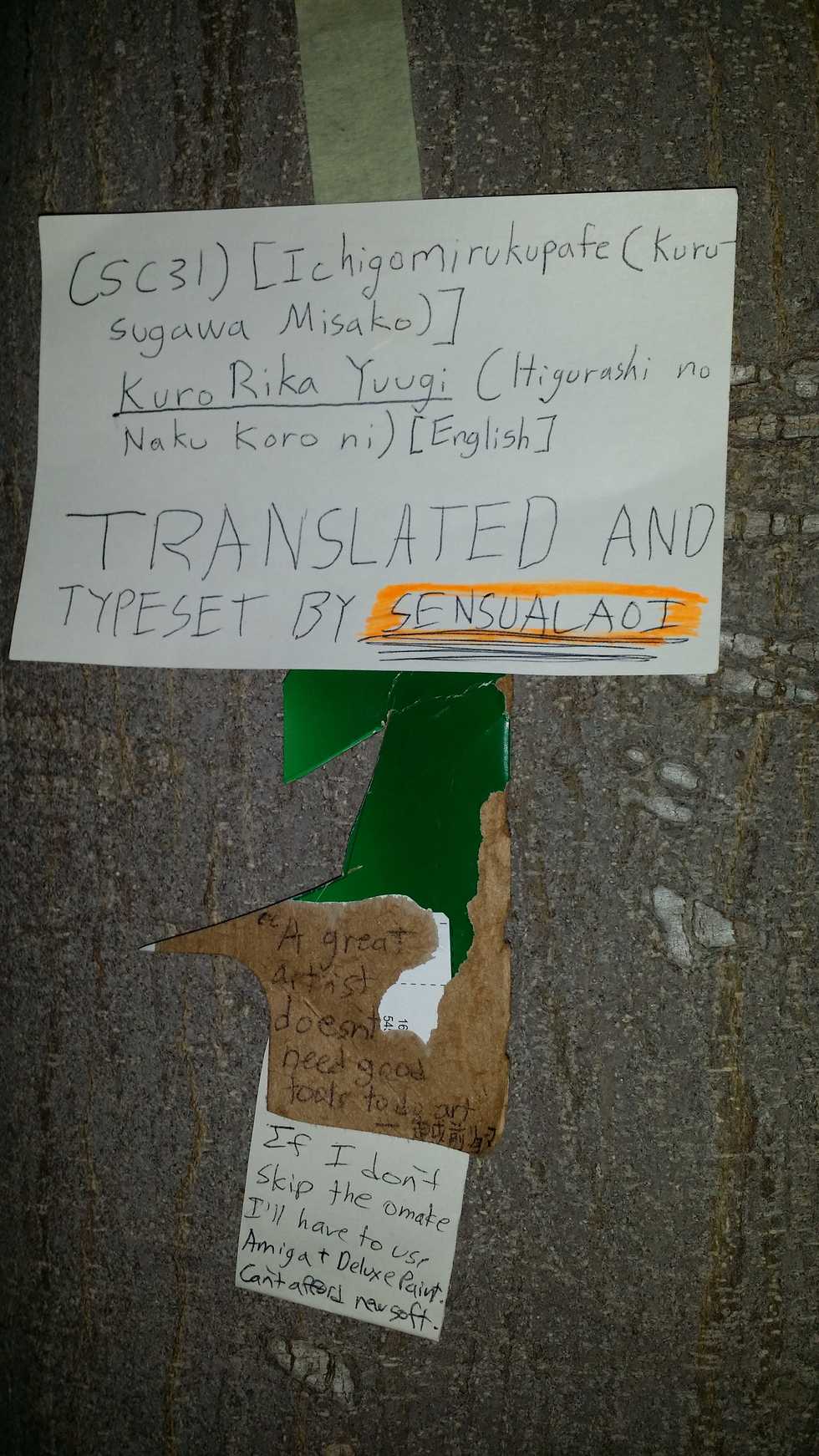 (SC31) [Ichigomirukupafe (Kurusugawa Misako)] Kuro Rika Yuugi (Higurashi no Naku Koro ni) [English] [Sensualaoi] - Page 23