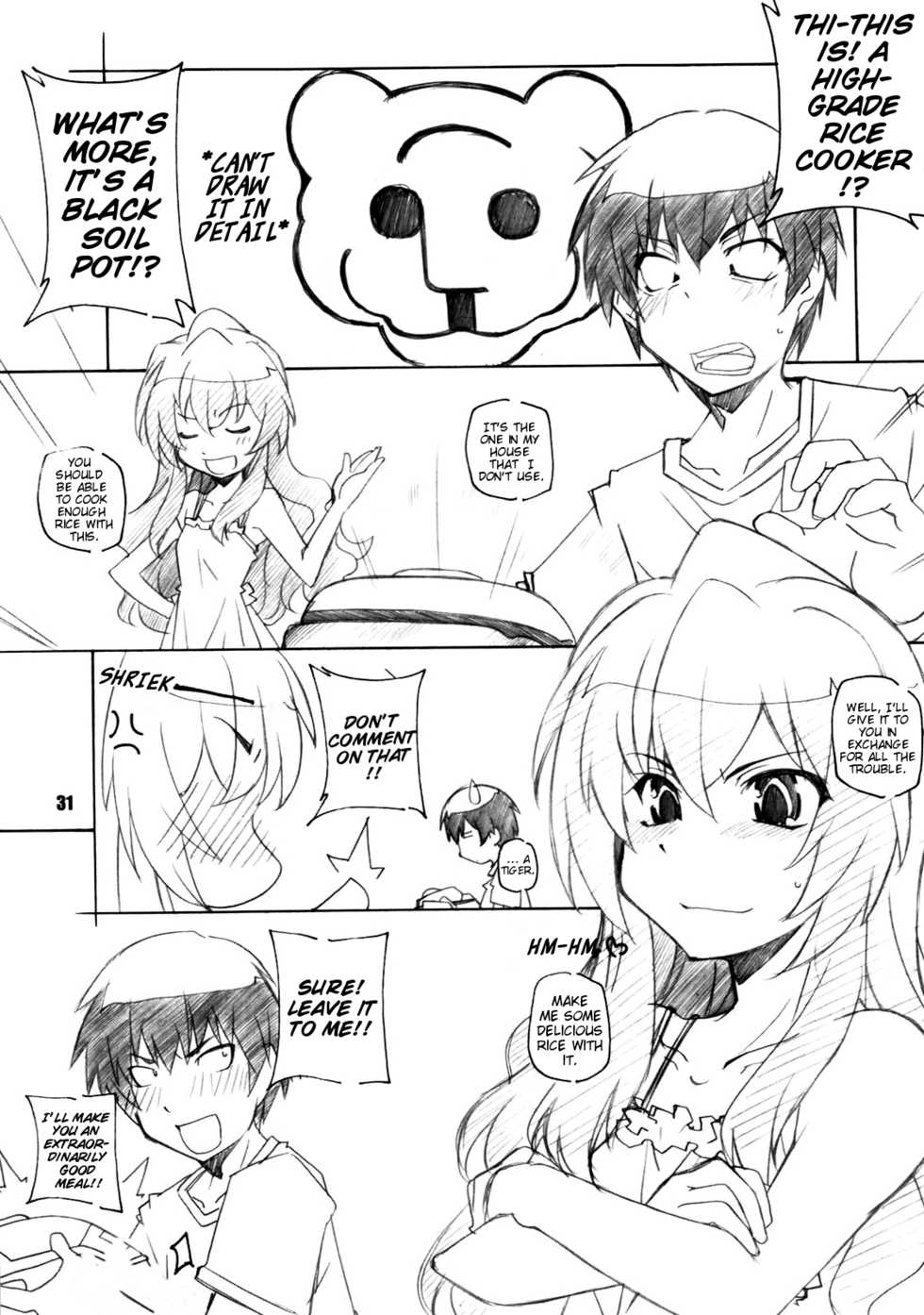 [Maruarai (Arai Kazuki)] Toradake | Just Tiger  (Toradora!) [English] [EHCOVE] - Page 30