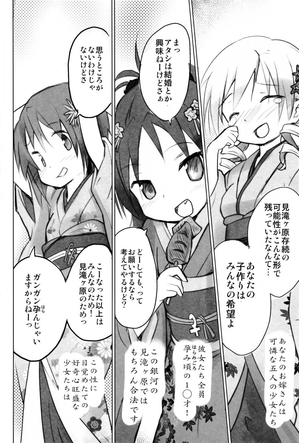 (C87) [Tanpopo (Anshin Mama)] Tono-sama ni Natta no de Mitakihara no Tame ni Kozukuri o Ganbaru Hon (Puella Magi Madoka Magica) - Page 3