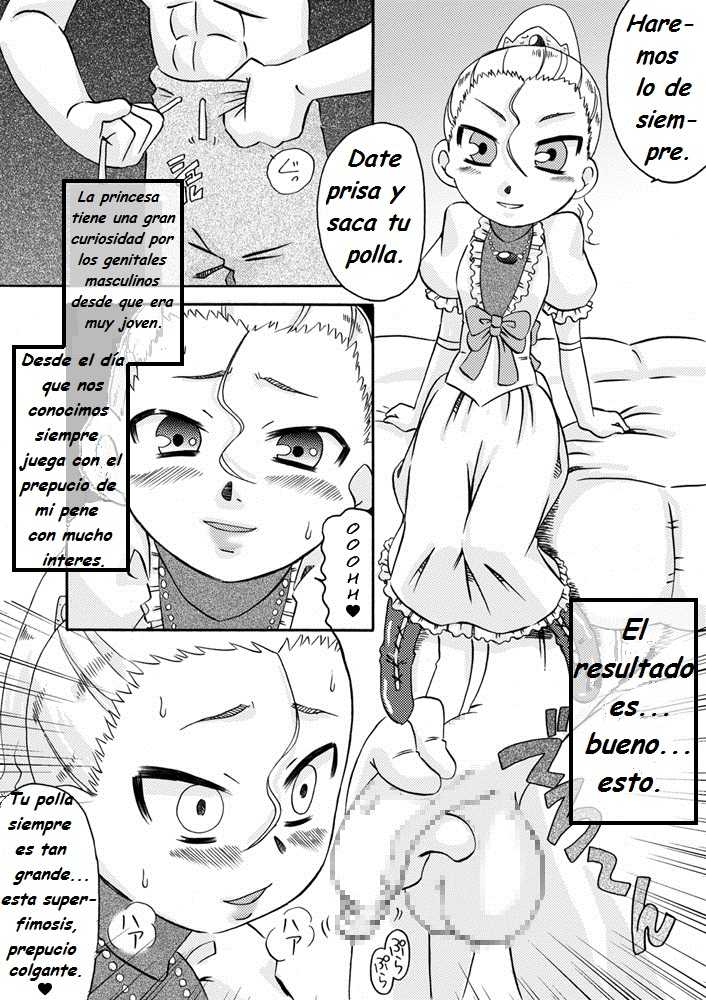 [Calpis Koubou] Ojo Hoke ~Ojou-sama wa Houkei Chinpo ga Osuki~ [Spanish] - Page 4