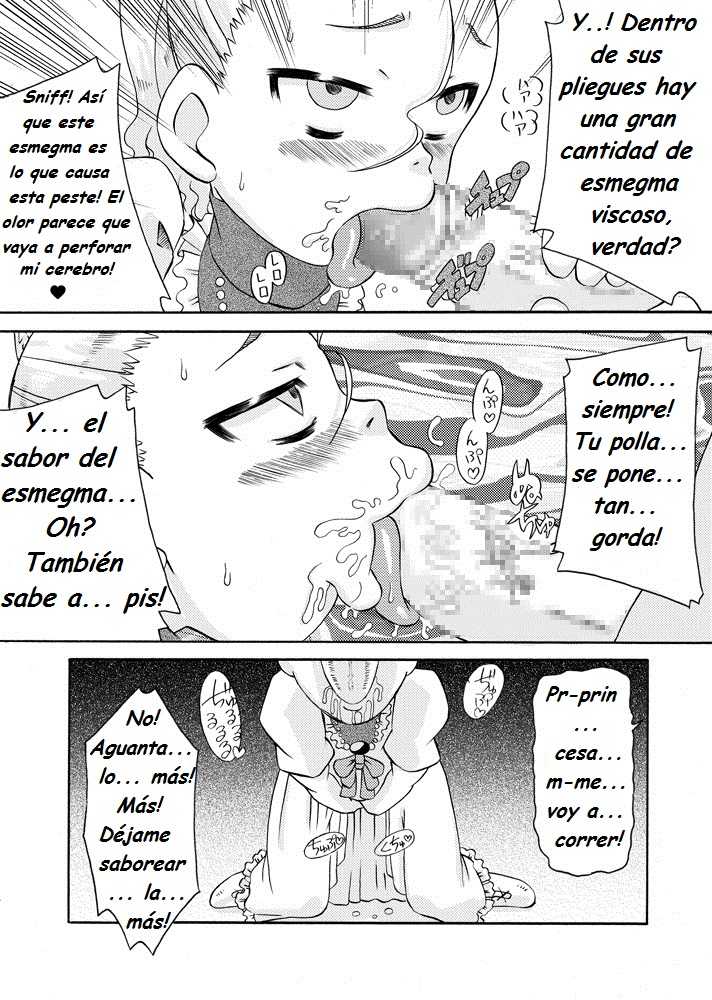 [Calpis Koubou] Ojo Hoke ~Ojou-sama wa Houkei Chinpo ga Osuki~ [Spanish] - Page 6