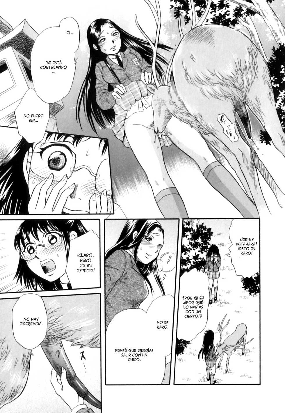 [Tsukimori Masato] Shoujo-tachi no Yukue ~Shishigami no Mori~ (Kemono For Essential 10) [Spanish] [Gokiburi] - Page 19