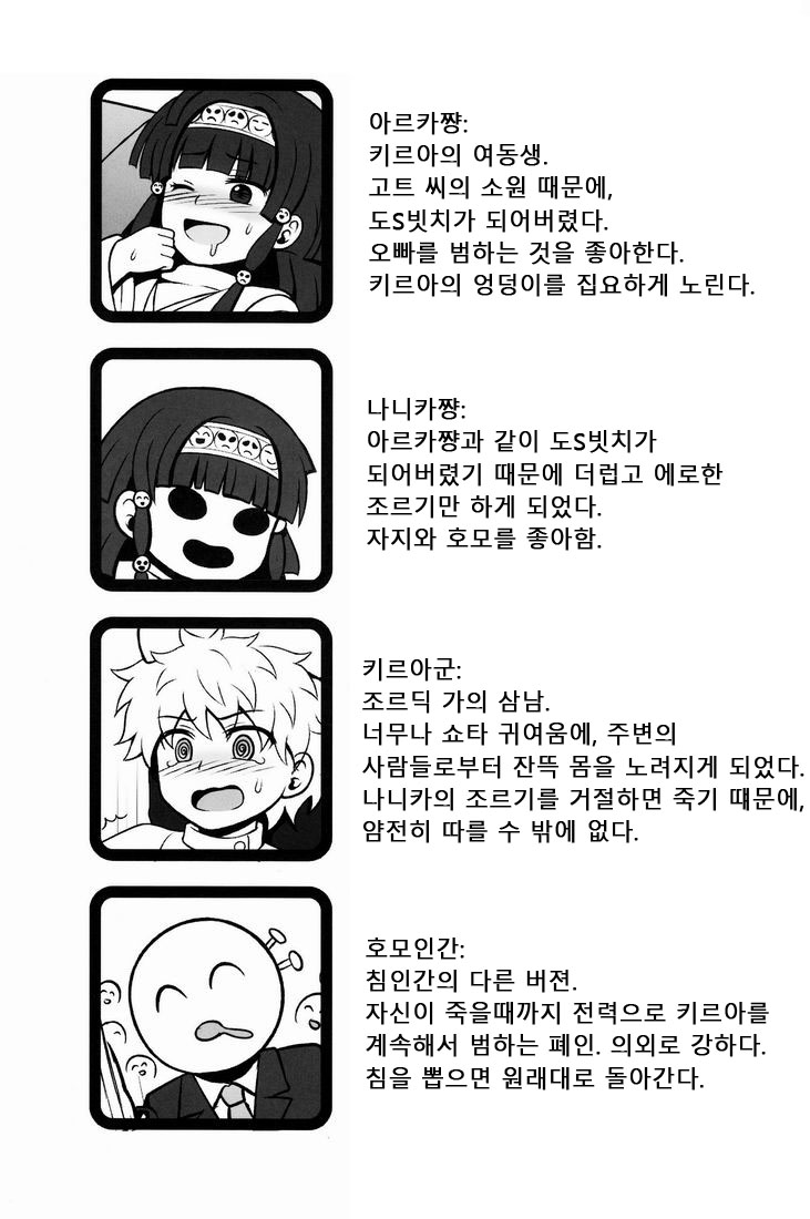 (COMIC1☆6) [Shounen Byoukan (Kanno Izuka)] Ore no Imouto ga Konna ni ●● na Wake ga Nai 2 | 내 여동생이 이렇게 ●● 할 리가 없어 2 (Hunter x Hunter) [Korean] [달려♂있어] - Page 3