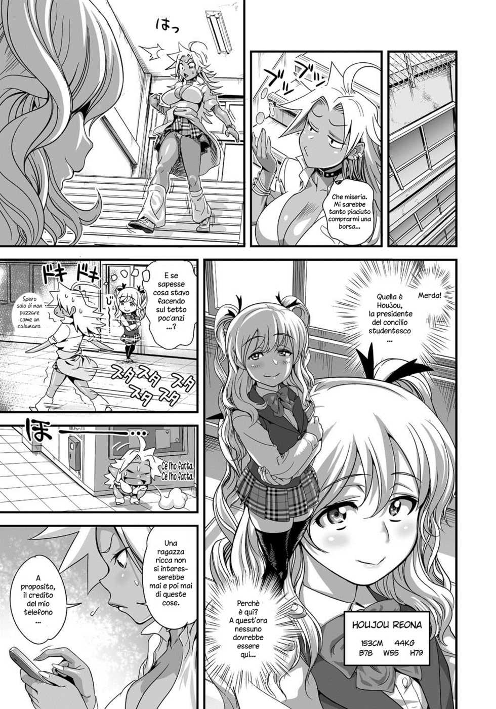 [Tamatsuyada, Satou Kimiatsu] Energy Kyo-ka!! ~Bakunyuu JK. Gachi Zeme Hatsujou Chuu!~ Ch. 1-2 [Italian] {hentai-archive.net} [Digital] - Page 4