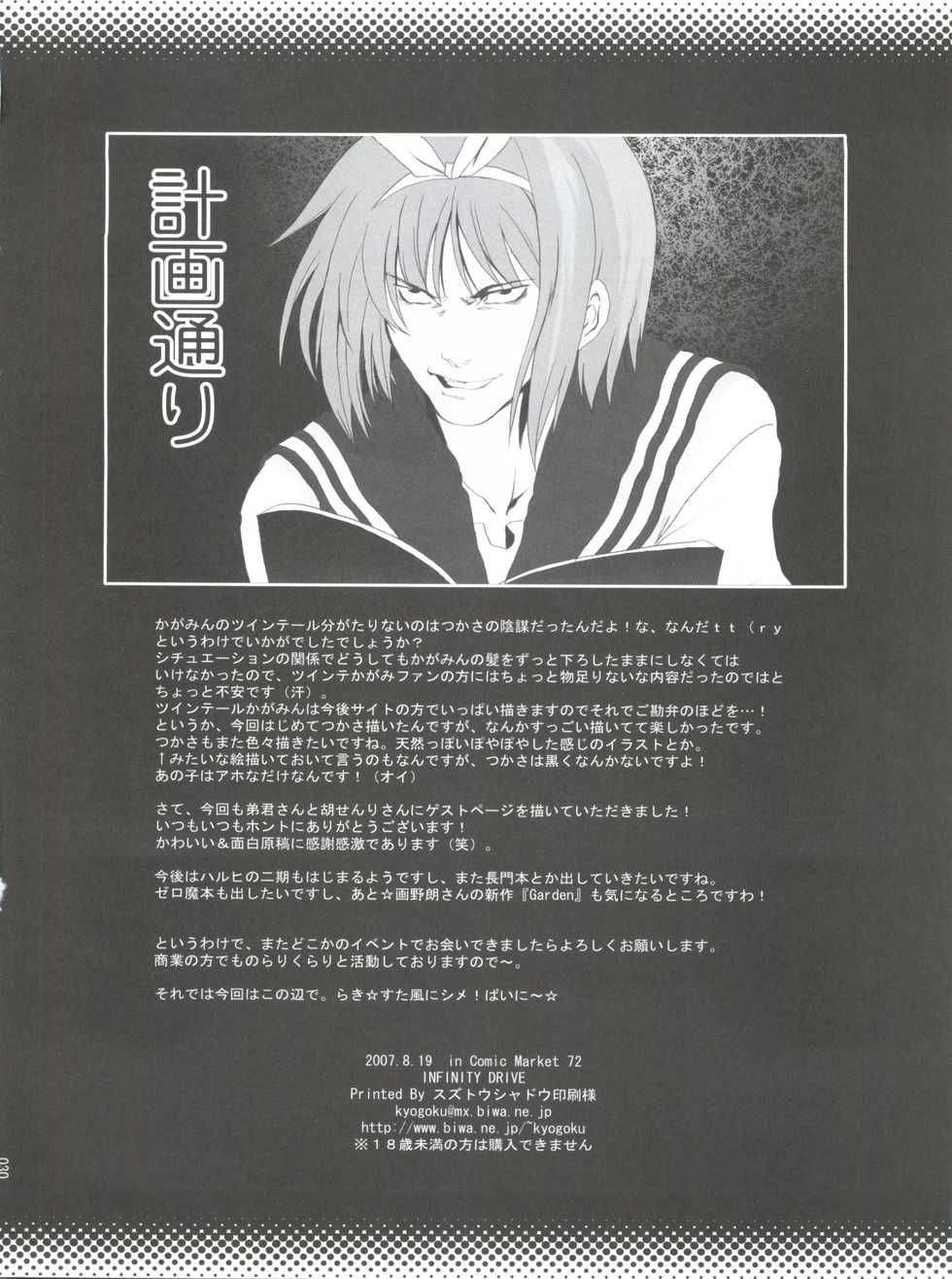 (C72) [INFINITY DRIVE (Kyougoku Shin)] High'n'Hope (Lucky Star) - Page 29
