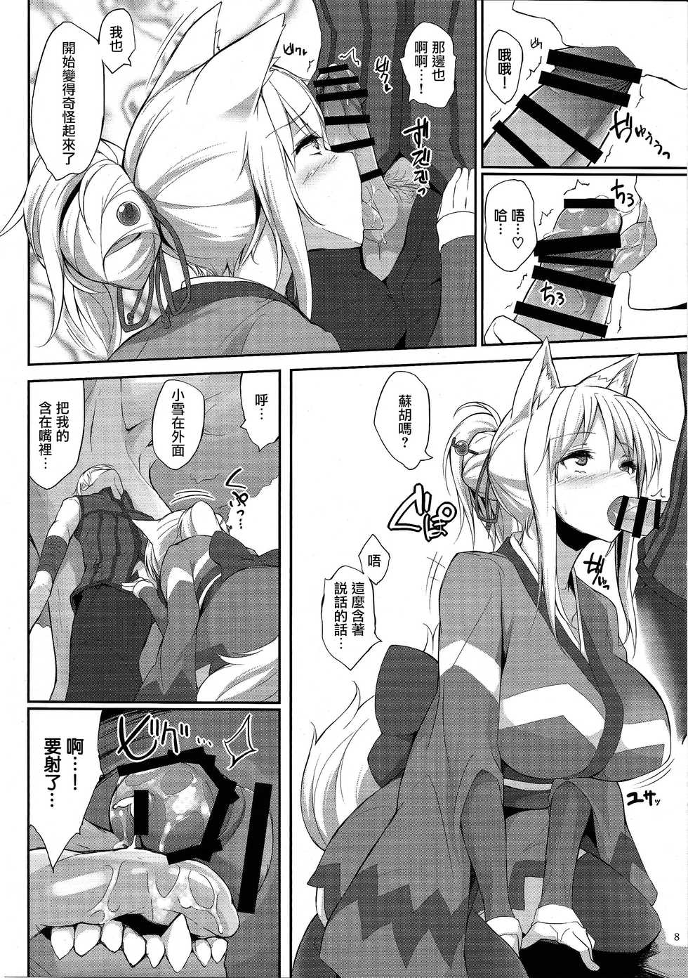 (C88) [Kage Kiri (Mikage Kirino)] Tenko no Chichigami-sama San (DOG DAYS) [Chinese] [CE家族社] - Page 8