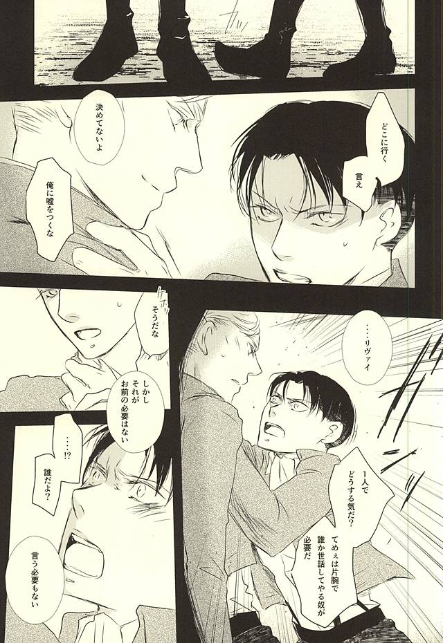 (SPARK10) [citron (Remo)] Kimi wa Ore no Shinzou o Tsukisasu Toge (Shingeki no Kyojin) - Page 6