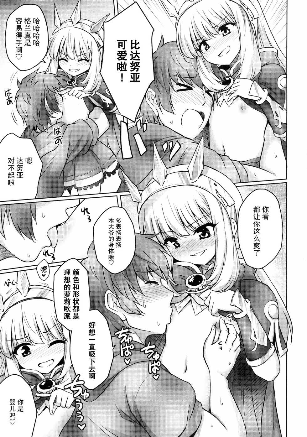 (SC2015 Autumn) [54BURGER (Marugoshi)] Tensai Bishoujo Renkinjutsushi no Kattou (Granblue Fantasy) [Chinese] [CE家族社] - Page 9