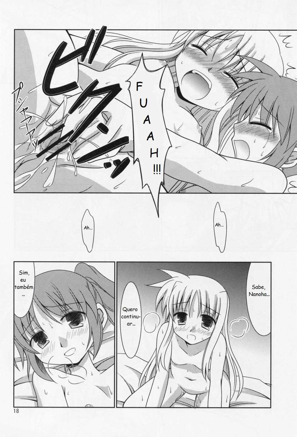 (C77) [Sagamani. (Sagami Inumaru)] Yoru ga Akeru made | Até o amanhecer (Mahou Shoujo Lyrical Nanoha) [Portuguese-BR] [Yurikos(as) Anônimos(as)] - Page 17