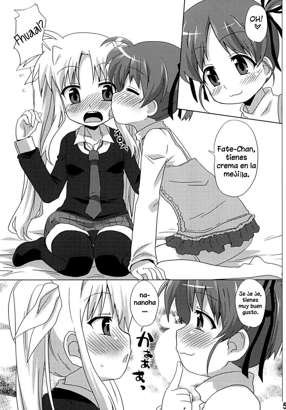 [Goberazzo (Mukaibi Aoi)] Bliss of Life (Mahou Shoujo Lyrical Nanoha) [Spanish] [Nekomi Fansub] [Digital] - Page 4