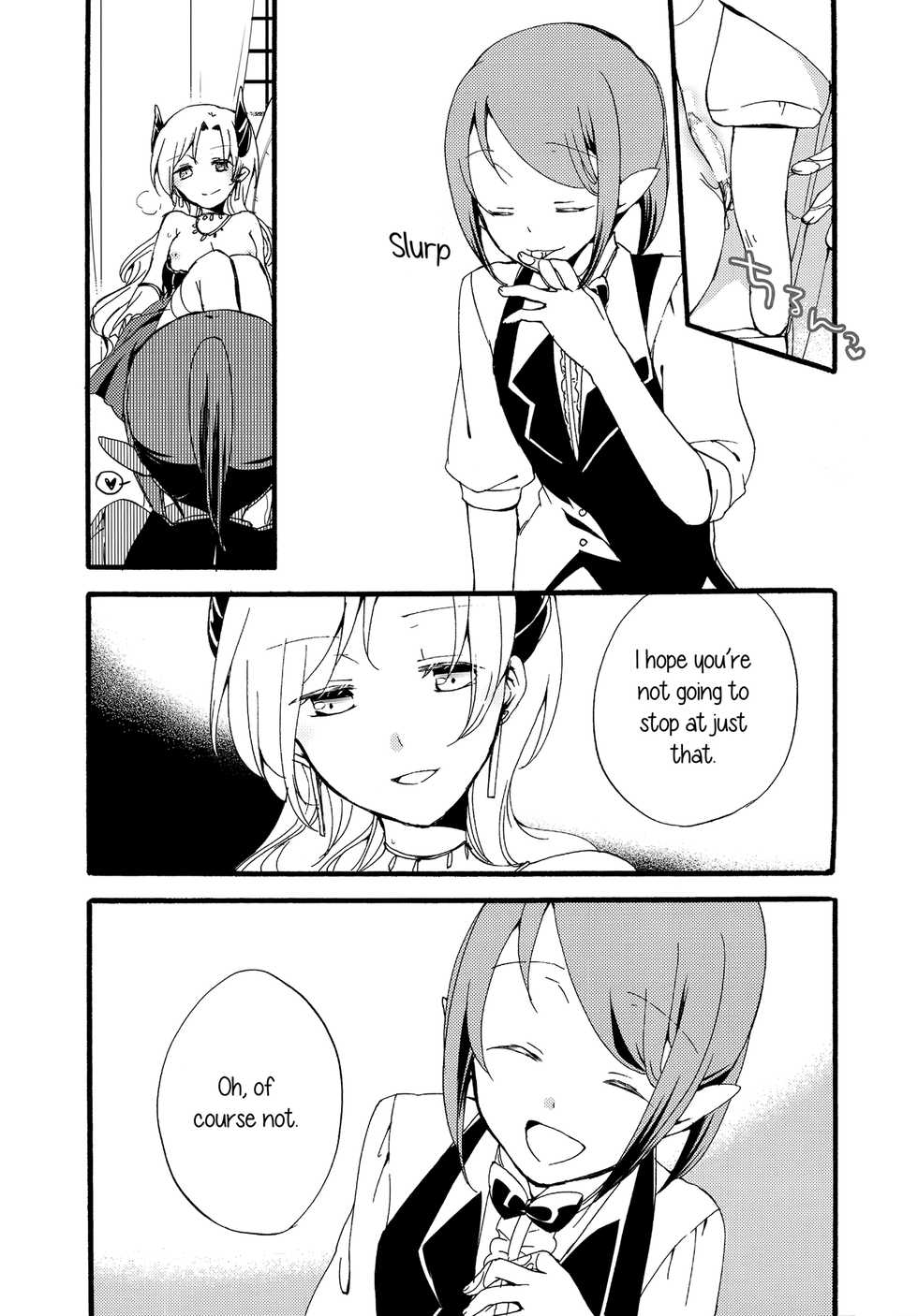 (COMITIA116) [Niratama (Sekihara, Hiroto)] Juusha no Kyuujitsu |  Servant x Queen [English] [Yuri-ism] - Page 23