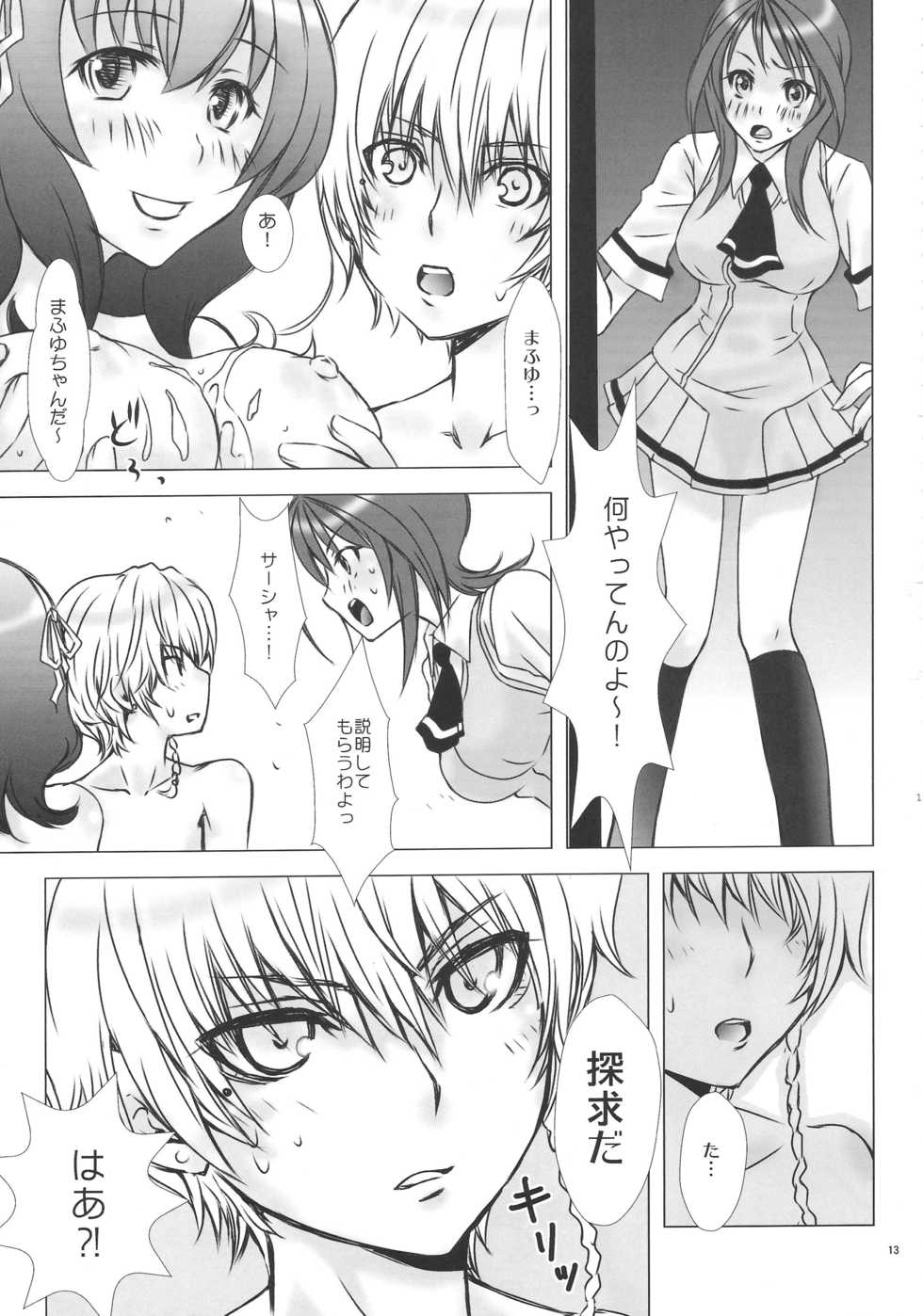 (C79) [Chouyokubari Usagi (Aramaki Jake, Enu)] Marshmallow Oppai *Soma-Aji (Seikon no Qwaser) - Page 12