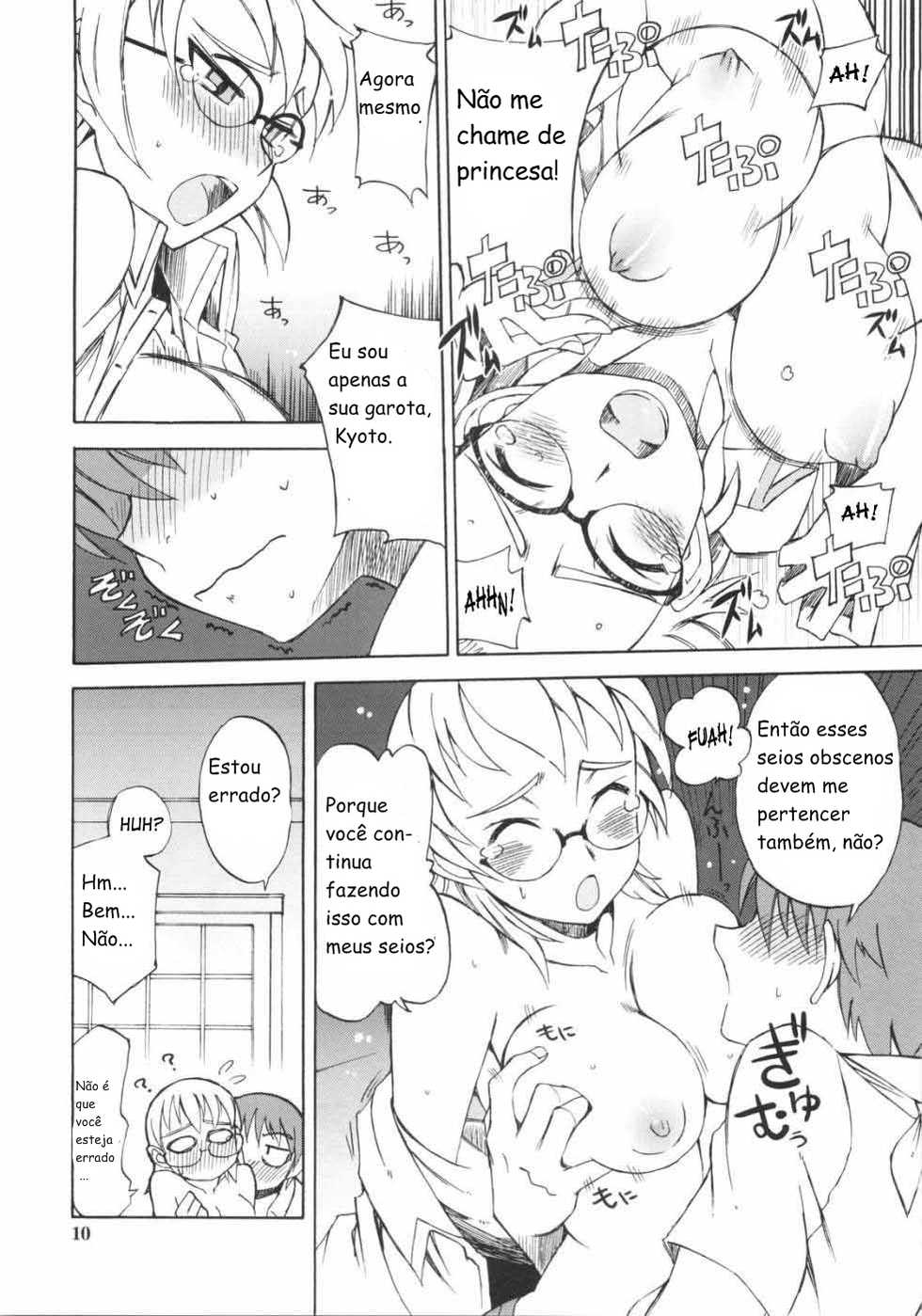 [WiNDY WiNG (Kusanagi Tonbo)] Glasses Black + | A Princesa e o Plebeu no Aeroporto [Portuguese-BR] [Excel] - Page 9