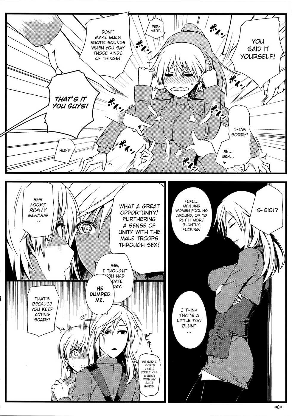 (C85) [Monmo Bokujou (Uron Rei)] KARLSLAND SYNDROME 3 (Strike Witches) [English] [qwerty123qwerty] - Page 10