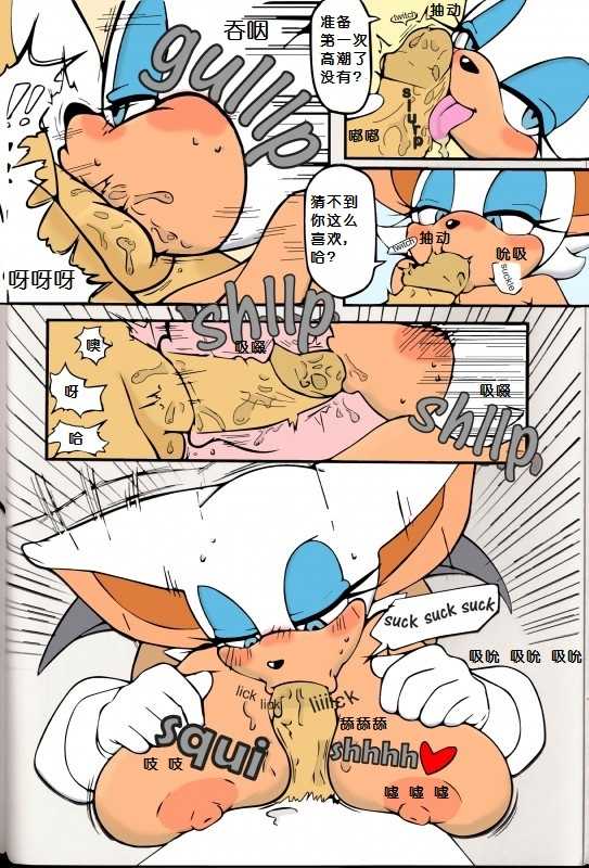 (Kemoket) [Furry☆Fandom (Michiyoshi)] Kemono no Kanzume Kanzenban (Sonic the Hedgehog) [Chinese] [Colorized] [Decensored] [Incomplete] - Page 12
