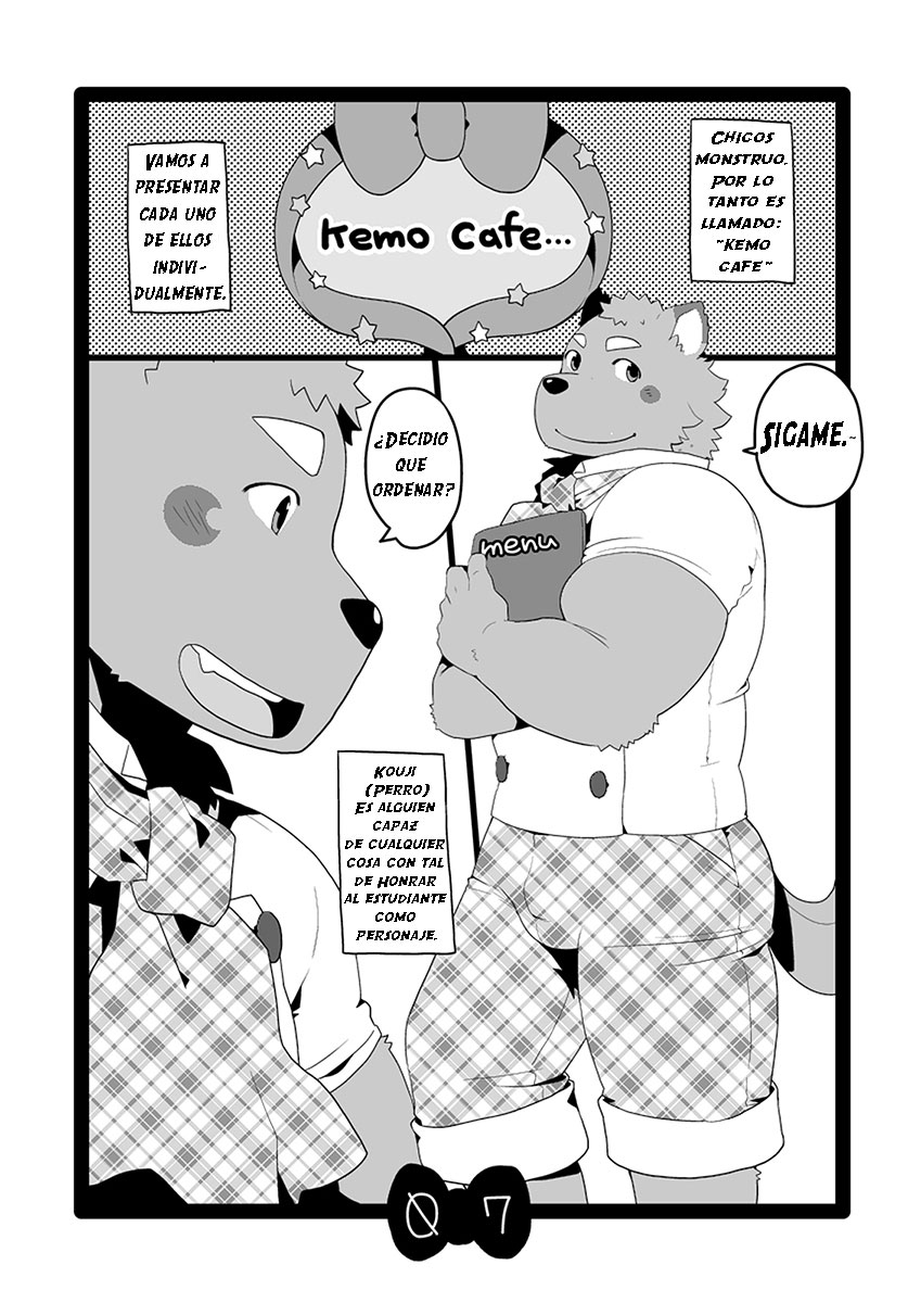 [Itachi Gokko (Takezamurai)] kemo cafe... [Spanish] [Tori-traducciones] [Decensored] [Digital] - Page 7