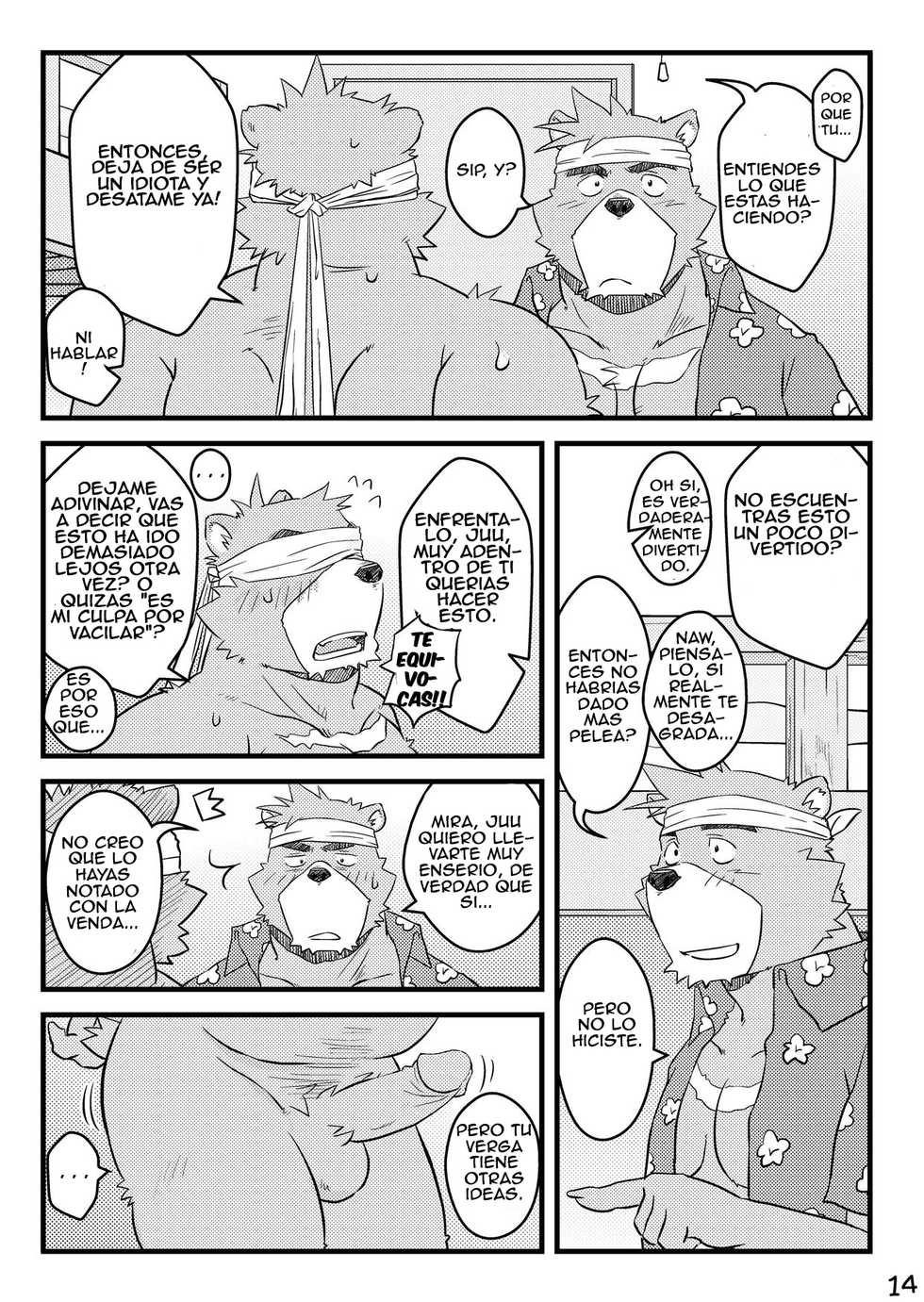 [Damin Tou (Kumacchi)] "Kurikaesu Natsu" Bunki Episode Sono 1 Juuichi & Kenji-hen "Gaki no Koro no Kioku" (Morenatsu) [Spanish] [Digital] - Page 15