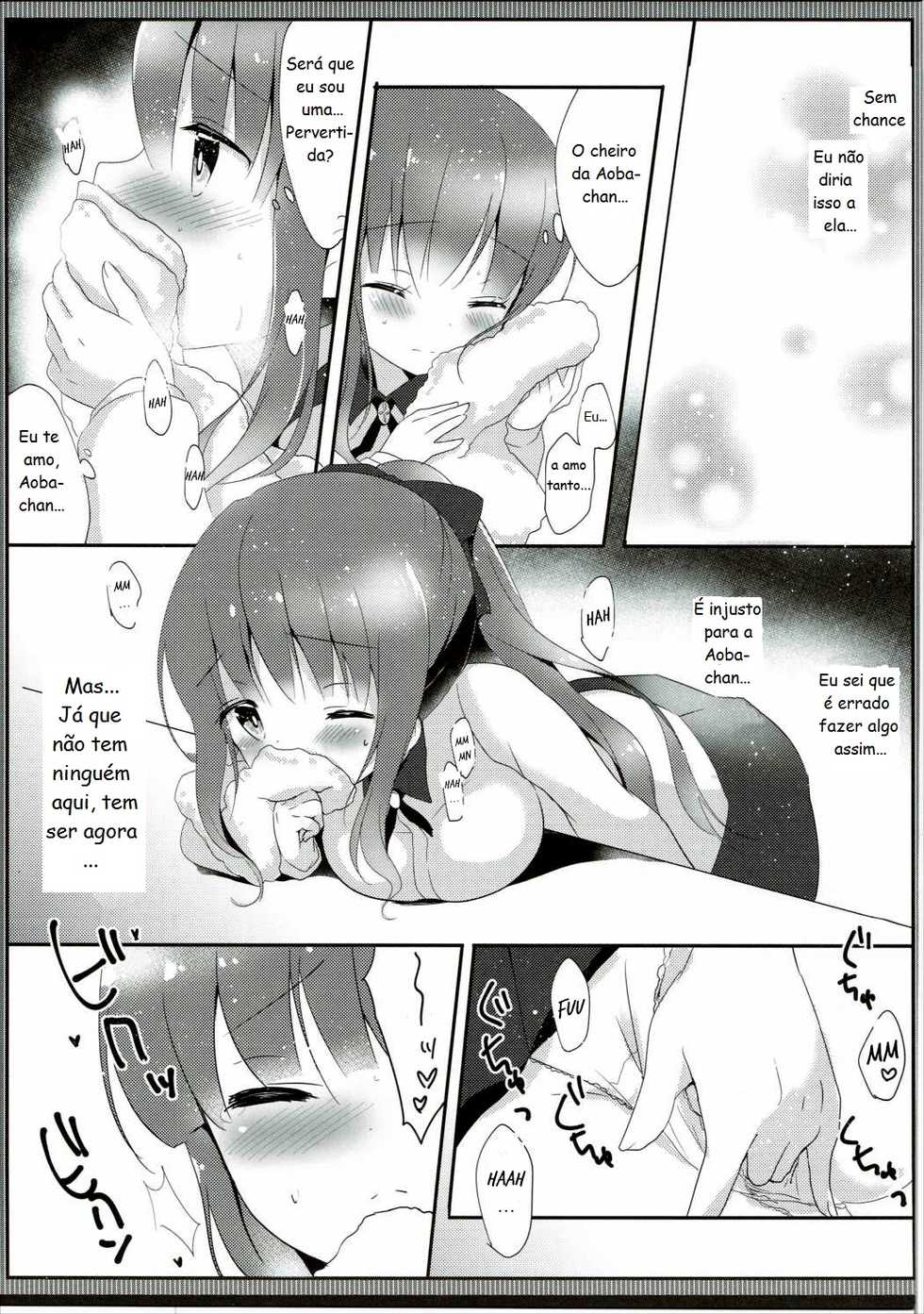 (Mimiket 35) [Ame Usagi (Amedamacon)] Yasashii Aoba-chan ga Suki...!? | Eu amo a Aoba-chan gentil! (NEW GAME!) [Portuguese-BR] [Yurikos(as) Anônimos(as)] - Page 6