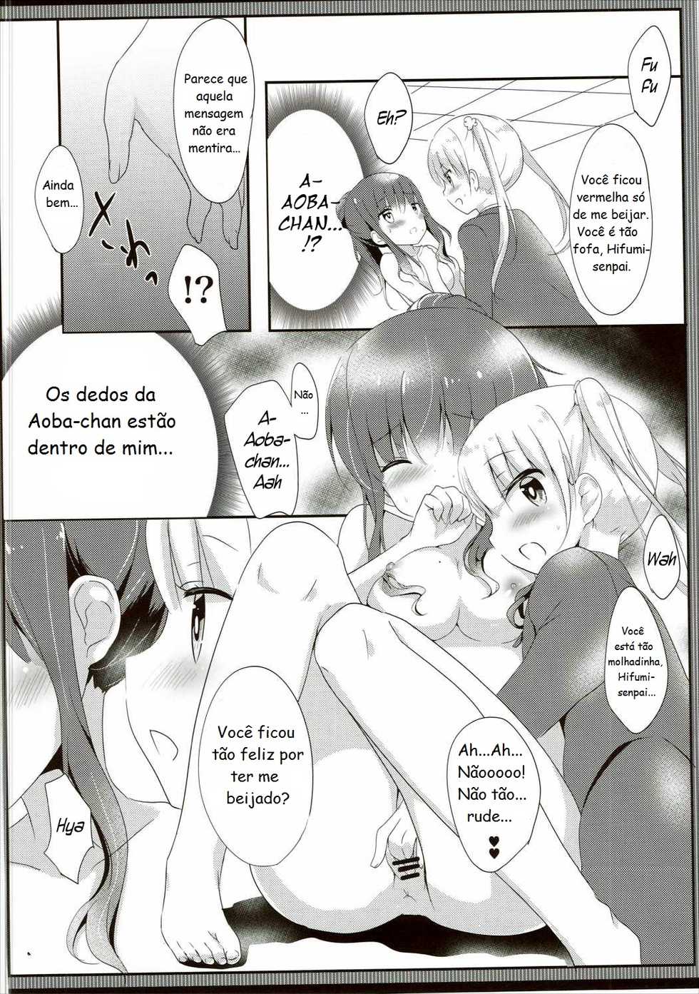 (Mimiket 35) [Ame Usagi (Amedamacon)] Yasashii Aoba-chan ga Suki...!? | Eu amo a Aoba-chan gentil! (NEW GAME!) [Portuguese-BR] [Yurikos(as) Anônimos(as)] - Page 15