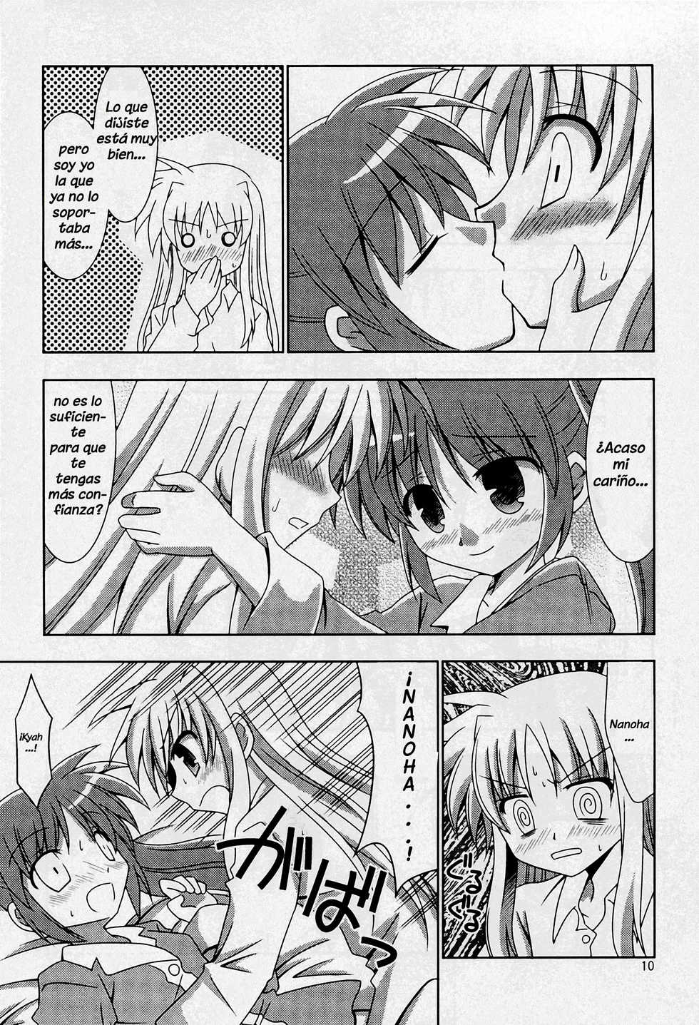 (C77) [Sagamani. (Sagami Inumaru)] Yoru ga Akeru Made | Hasta el Amanecer (Mahou Shoujo Lyrical Nanoha) [Spanish] [Nekomi Fansub] - Page 9