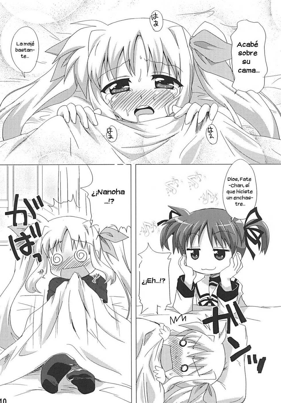 (Lyrical Magical 9) [Goberazzo (Mukaibi Aoi)] Ohisama. | Mi Amorcito (Mahou Shoujo Lyrical Nanoha) [Spanish] [Nekomi Fansub] - Page 9