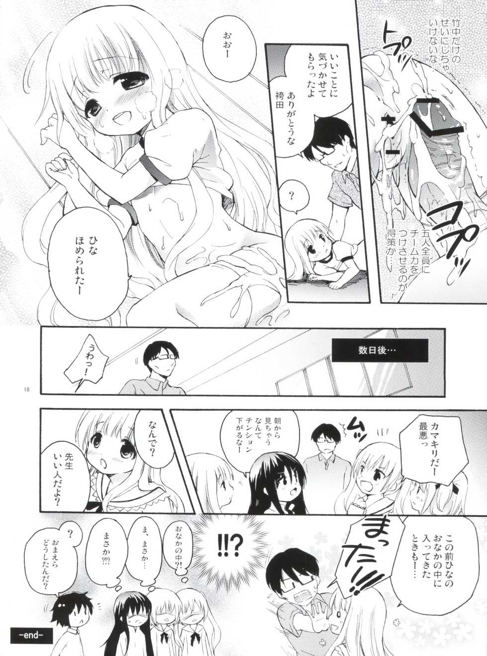 (C84) [MAPLER, milkberry (Maple, Kisaragi Miyu)] Loling! Rolling! (Ro-Kyu-Bu!) - Page 18