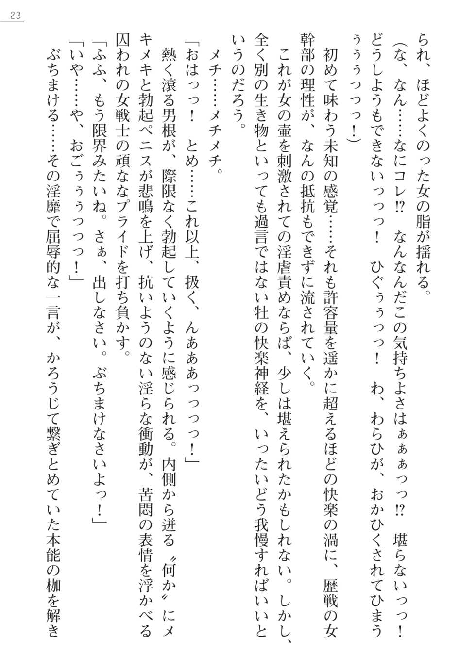 [Arai Yuu, Nakazawa Hinoto] Kurenai no Hakai Tenshi Scarlet Gaiden - Nikuetsu no Gokuhi Chiryou - Page 23