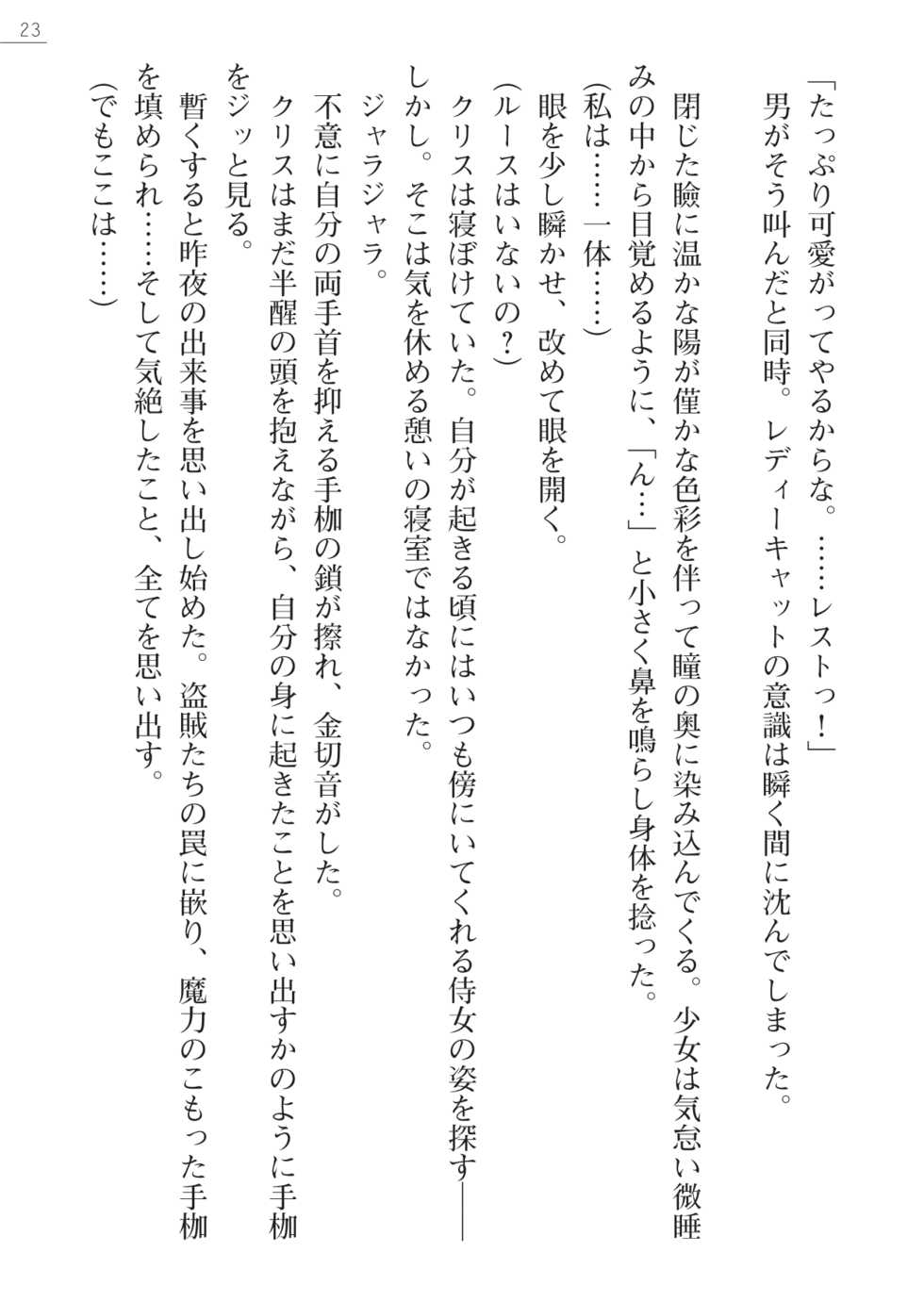 [Takizawa Hajime, Mikan.] Lady Cat ~Ochita Kedakaki Oujo~ - Page 23