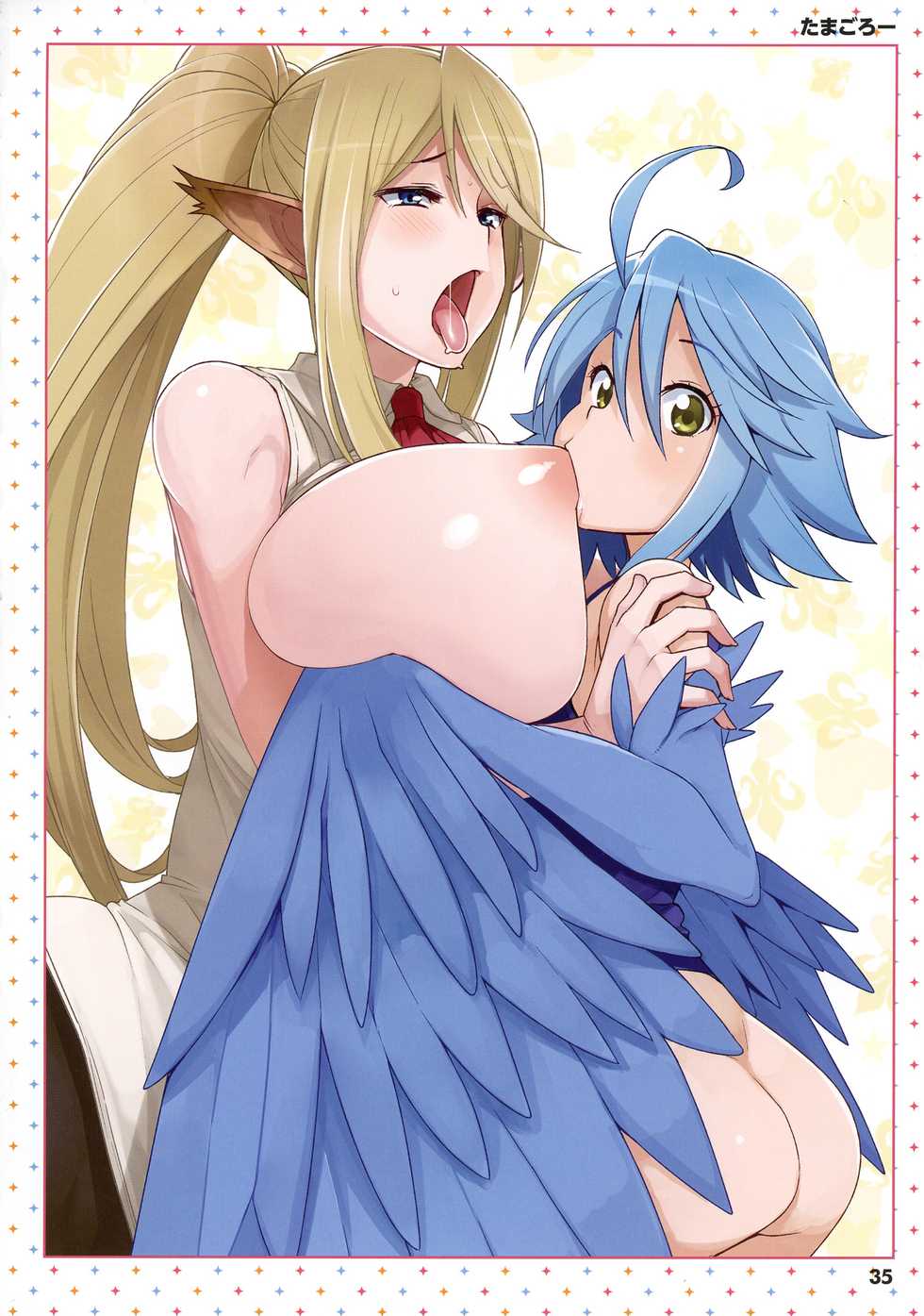 [Tsukuru no Mori Kabushikigaisha (Various)] Monster Musume no Iru Nichijou -Everyday Life with Monster Girls- ANOTHER CREATOR VISUAL FAN BOOK (Monster Musume no Iru Nichijou) - Page 35