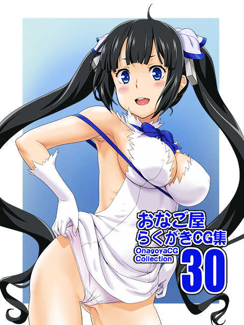 (C88) [Onagoya (Kotobuki Hajime)] Onagoya Rakugaki CG Shuu 30 (Dungeon ni Deai o Motomeru no wa Machigatte Iru Darouka) - Page 1