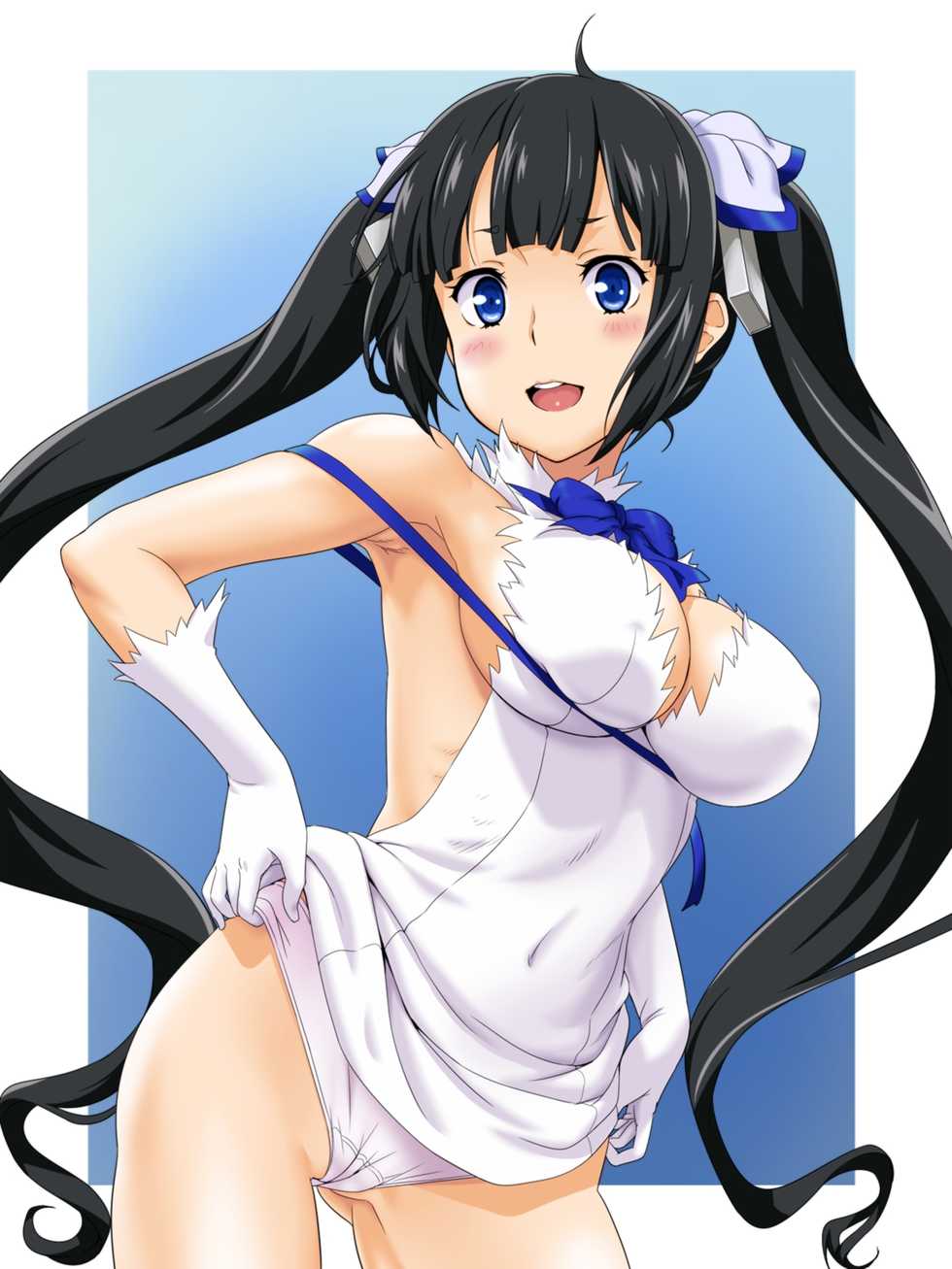 (C88) [Onagoya (Kotobuki Hajime)] Onagoya Rakugaki CG Shuu 30 (Dungeon ni Deai o Motomeru no wa Machigatte Iru Darouka) - Page 4